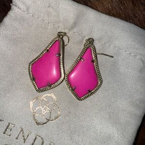 Kendra Scott hot Pink Alex Earrings